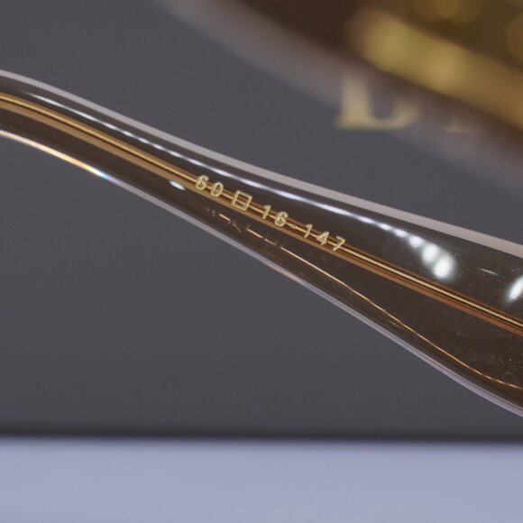 Dita ZIRITH DTS-435-A-01 Rectangle Sunglasses - Gold/Grey - Picture 8 of 10